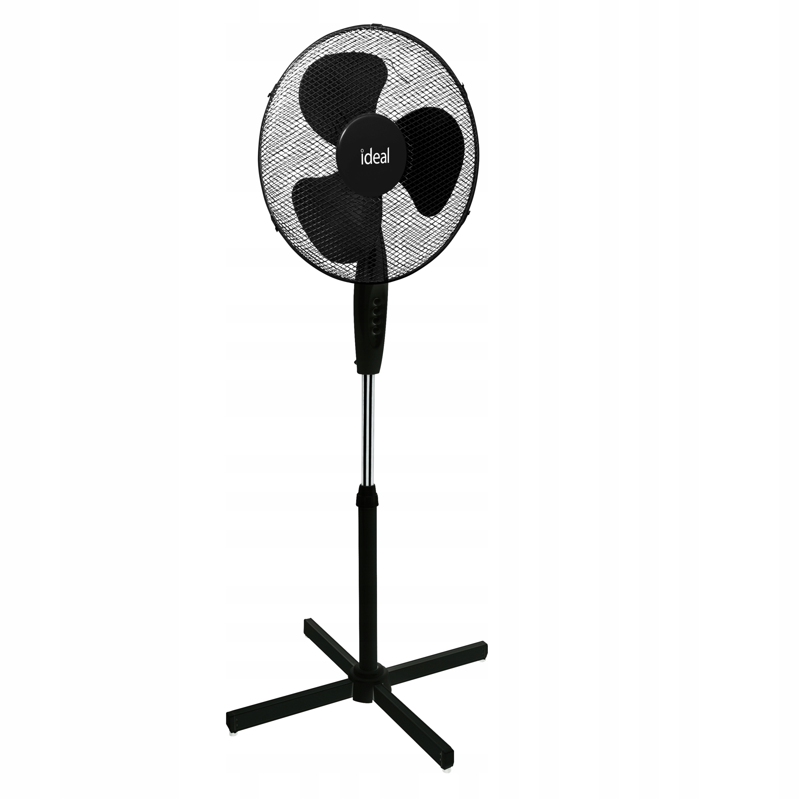 Čierny podlahový ventilátor Eldom IDEAL
